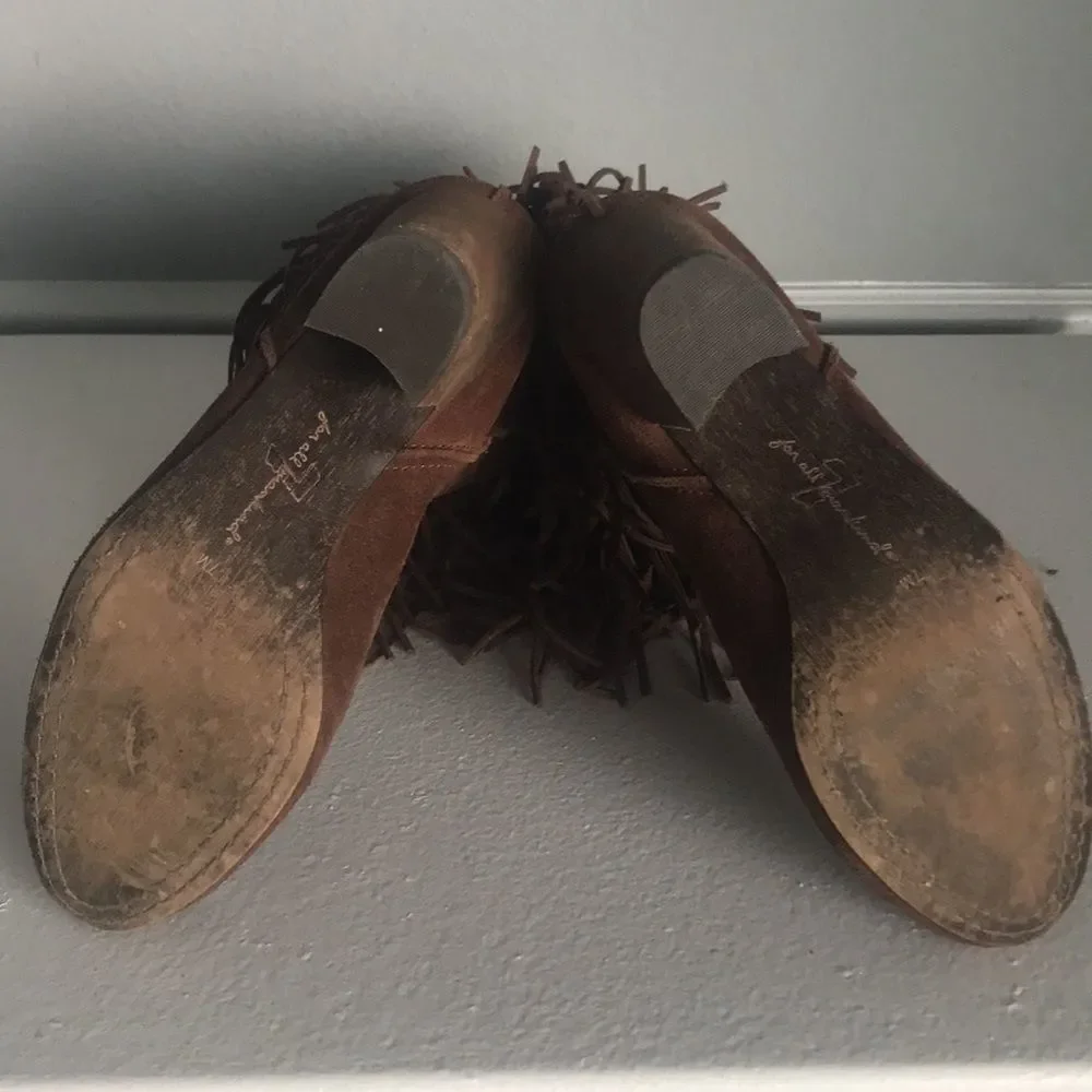 Seven for all mankind Brown fringe boots - Picture 5 of 5